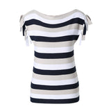 CHOCHENGCO, Vegan lace-up sleeveless boat neck sweater, stretch jersey knit top, 100% Cotton, natural fabric