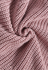 CHOCHENGCO, Vegan square neck flared sleeve sweater, stretch knit top, 100% Cotton, natural fabric