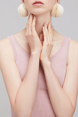 CHOCHENGCO, Vegan sleeveless sweater tank top, stretch jersey knit top, 100% Cotton, natural fabric